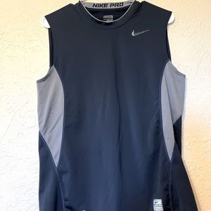 Nike Pro Black muscle tee